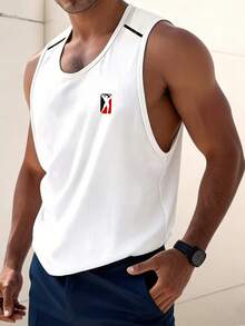 Acti Log 男士运动T恤和背心 - 白色 - 查看 5