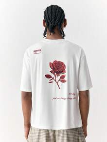 Men's White Short-Sleeve T-Shirt By SWAVVY, Summer - 白色 4 - 查看 4