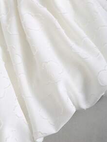 Sweetra Đầm ống màu trắng dáng ôm, thời trang retro, gợi cảm, chất liệu jacquard, thoải mái, dành cho nữ, phong cách xuân/hè mới. - trắng - Xem 6