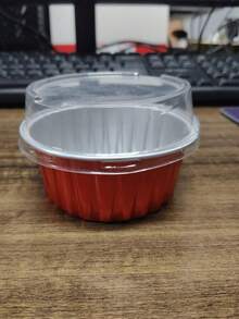 Bộ 50 hộp nhôm tròn dùng một lần để nướng bánh - Hoàn hảo cho lót bánh cupcake, các món tráng miệng, khuôn bánh phô mai, khuôn bánh flan, tiệc tùng, sinh nhật và dịch vụ ăn uống. - nhiều màu - Xem 24