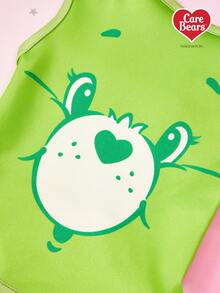 Care Bears X PETSIN 1件可爱心形小熊卡通图案宠物背心，黄绿色小熊脸数码印花，透气亲肤宠物服装 - 彩色 - 查看 7