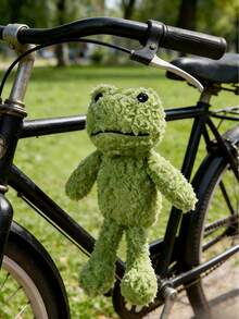 POKOJA LAND 1 Pack Frog Shaped Keychain Unique Keyring Small Gift For Women Bag Charm Plush Doll Pendant Winter Satchels Christmas Gift Ideas Bag Accessories Spring To Summer - Multicolor - View 5