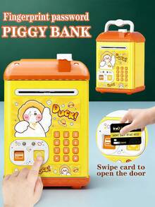 MINKOJA 1 Stück, Kinder ATM Bargeldbox, cartoon-förmiger Astronaut/Bär/Pony Sparschwein, kreative Aufbewahrungsbox, Kindergeburtstags-Geschenkspielzeug, Schlüsselaufbewahrungsschrank, Teenager-Spielzeug, Ostern, Ostergeschenk, Kindertag - Verschiedenfarbig - Übersicht 5