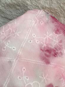 Sunnyshic Blush Pink Floral Summer Boho Cute Vacation Holiday Retro Elegant Slim Fit Strapless Casual Dress, Design Sense High Street Ruffled Hem Versatile - Baby Pink - View 5