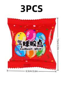 300片/3卷 ABS气球胶点 多用途可移除粘性贴纸，适用于派对气球固定、情人节、婚礼、生日、返校用品、家居装饰、节日装饰必备品 - 均碼 - 查看 7