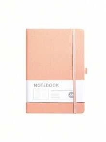 SHEIN 1 pieza Cuaderno con archivador minimalista A5, 100 hojas/200 páginas; Planificador de negocios A6; Bloc de notas mini A7 para estudiantes, adecuado para estudiantes y oficina, de vuelta a la escuela - Multicolor - Ver 24