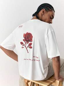 Men's White Short-Sleeve T-Shirt By SWAVVY, Summer - 白色 4 - 查看 5
