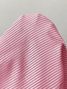 Boho Mama 孕妇条纹口袋休闲连体衣 - 粉色 - 查看 9