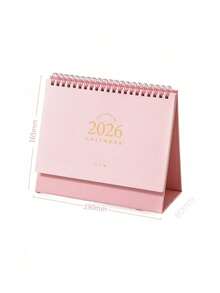1 pezzo Calendario da tavolo 2026, un pianificatore minimalista e di alta qualità per studenti e ufficio, nonché un calendario del conto alla rovescia per il Natale. Include etichette mensili, layout giornalieri e citazioni ispiratrici. Il suo design a ribaltamento unidirezionale lo rende adatto per casa, ufficio e vari ambienti organizzativi. - Multicolore - Visualizzare 9