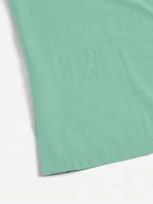 TaskEZ Chaqueta de uniforme de unicolor con múltiples bolsillos - Verde - Ver 7