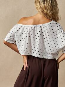 VARSITIE Women Sports Tees & Tanks - Black and White - View 2