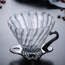 Cirelle Simple Manual Glass Coffee Dripper - 1-Piece Pour-Over Maker, Durable Drip Filter For Home, Cafes & Restaurants - Multicolor - View 12