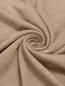 Linhara CURVE Plus Size Sleeveless Top, Comfortable & Fashionable Texture, Versatile Flattering Backless Design, Suitable For Commute, Dating, Vacation - Brown - View 7