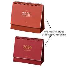 1 pezzo Calendario da tavolo 2026, un pianificatore minimalista e di alta qualità per studenti e ufficio, nonché un calendario del conto alla rovescia per il Natale. Include etichette mensili, layout giornalieri e citazioni ispiratrici. Il suo design a ribaltamento unidirezionale lo rende adatto per casa, ufficio e vari ambienti organizzativi. - Multicolore - Visualizzare 8