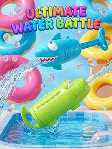 MINKOJA 1 Pistola de agua de juguete con dibujos de animales, con función de rociado por bomba, con patrones en relieve únicos, tamaño compacto y bordes redondeados. Adecuado para baños, bañeras, piscinas, playas, viajes y decoración del hogar. Como regalo de vacaciones, artículo de fiesta o regalo del Día de San Valentín. Adecuado para adultos, adolescentes, miembros de la familia y amigos. - Multicolor - Ver 7