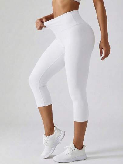 Leggings deportivos mujer, control abdomen, compresión perfecta, corte a media pantorrilla, yoga, gym, running, fitness, entrenamiento, licra cómoda transpirable, ropa deportiva elástica, ideal para ciclismo, pilates, crossfit, ejercicio, moda sport