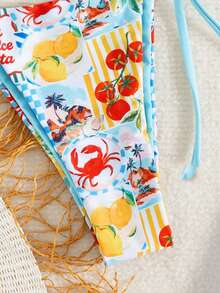 Swim Vcay Bộ đồ bơi 2 mảnh dành cho nữ, kiểu dáng gợi cảm, thanh lịch và ngọt ngào với dây đeo có thể điều chỉnh, thích hợp cho kỳ nghỉ biển, mùa xuân/hè. - Nhiều màu - Xem 3