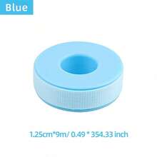 1片无纺布微孔硅胶睫毛胶贴，透气低敏，橙玫瑰红眼垫，睫毛嫁接工具 - 彩色 - 查看 17