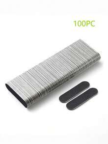 Bộ 50/100/400/800 chiếc dũa móng tay mini màu đen dùng một lần - Dũa hai mặt, thích hợp cho làm móng tay và móng chân. - màu đen - Xem 8