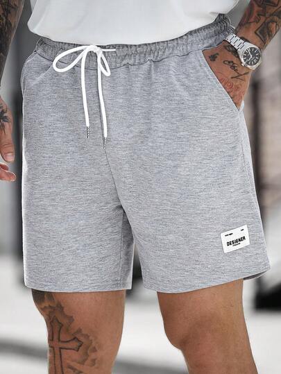 Manfinity CasualCool 男士休闲抽绳腰带百搭日常短裤