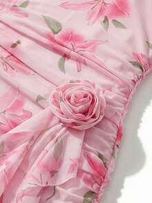 Femesol Đầm quây gợi cảm in họa tiết quyến rũ dành cho nữ, thích hợp cho kỳ nghỉ biển. - Nhiều màu - Xem 5