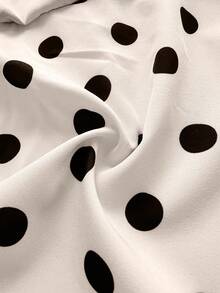 Viva Relle Plus Size Women's Polka Dot Fashionable Date Night Party Dress, Suitable For Summer - Multicolor - View 7