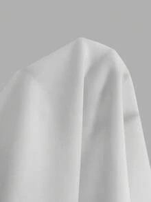 SHEIN 女士夏季V领荷叶边短袖衬衫，优雅别致，适合狂欢节、劳动节、上学、旅行、海滩、休闲夏季穿着 - 白色 - 查看 3