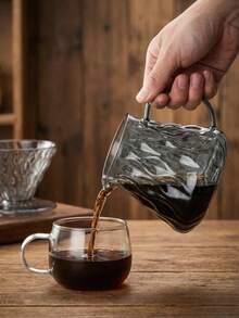 Cirelle 现代玻璃手冲咖啡套装 - 包括滴滤器和咖啡壶，耐热硼硅酸盐材质，必备家用冲泡套装 - 彩色 - 查看 3