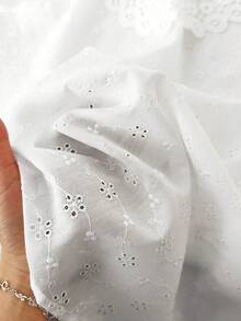 GlowEve CURVE Áo sơ mi nữ cỡ lớn thêu họa tiết, kiểu dáng thường ngày, đa năng. - trắng - Xem 7