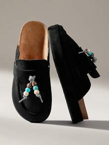 Solecia Scarpe casual e versatili da donna con design a fibbia - nero - Visualizzare 2