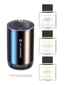 Teckwe 车载星空灯智能香薰机，可充电迷你纳米自动喷雾香氛扩散器，车载香水精油扩散器，星空车顶氛围灯香薰机（300毫安时电池） - 彩色 - 查看 14