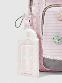 Mochila Casual Versátil, Impermeable y Portátil para Viajes al Aire Libre - rayas rosas - Ver 4