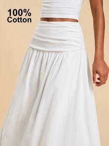 Travachic 白色半身裙、度假装扮、波西米亚风、乡村音乐会装扮、节日庆典装扮、女士沙滩装、女士夏季装扮、复古富贵风、毕业装、夏季防晒半身裙、女士生日礼服、波西米亚风优雅碎花白色休闲夏季度假装、休闲优雅女士度假装、亮片女士嘉年华、情人节、婚礼派对、音乐节装扮 - 白色 - 查看 1