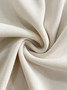 Franclia Áo liền thân không tay ôm sát, cổ yếm, viền chéo, kiểu dáng tối giản, đa năng dành cho nữ. - Màu be - Xem 4