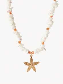 Opalesca Ladies Fashion Necklace, Premium/Elegant/Noble/Everyday/Minimalist, Pearl/Crystal, Summer/Beach/Prom/Party/Vacation/Vacation, Engagement/Wedding/Commitment, Bride, Heart/Flower, Fairy/Mermaid Style (Small Stones Are Naturally Formed, It Is Normal To Have Variegated Colors) - Multicolor - View 6