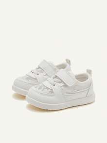 Cozy Pixies 1 đôi giày thể thao cổ thấp buộc dây màu trắng, chất liệu ren và lưới, thoáng khí, thích hợp cho bé gái đi chơi hàng ngày vào mùa xuân và mùa hè, du lịch và đi bộ. - trắng - Xem 5