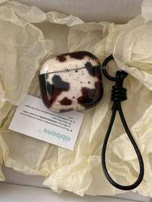 Ốp lưng tương thích với Apple Pro 2 3 4, họa tiết da bò, vân đá cẩm thạch, chất liệu TPU chống sốc, kèm móc khóa và dây đeo, phù hợp cho nam và nữ. - màu đen - Xem 11