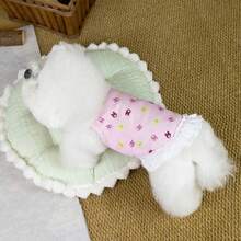 PETSIN Quần áo cho chó, quần áo cho mèo, váy cho thú cưng, bộ sưu tập xuân/hè mới, váy cho cún con, váy công chúa đa năng, họa tiết kẻ sọc, quần áo cho động vật nhỏ, kem chống nắng mát mẻ - Nhiều màu - Xem 19