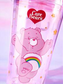 SHEIN X Care Bears 480毫升透明吸管杯 - 粉色 - 查看 7