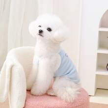 PETSIN 宠物春季新款狗狗服装 动物用品 宠物服装 狗狗背心 猫咪T恤 泰迪熊套装 小型动物服装 休闲酷炫背心 狗狗服装 猫咪服装 春夏两季新款背心 - 彩色 - 查看 5