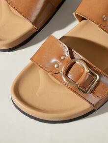 Solecia Women Flats - Brown - View 5