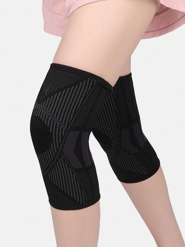 1pc Elastic Thin Knitted Knee Support Gym Accessories Knee Support Sports Knee Pads Gym Knee Pads