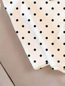 Resyla Áo kiểu nữ mùa xuân/hè mới về, bán chạy nhất, họa tiết chấm bi. - Nhiều màu - Xem 3