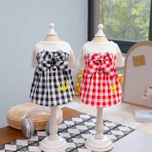 PETSIN Dog Clothing, Cat Clothing, Animal Skirts, Pet Spring/Summer New Collection, Puppy Dress, Princess Versatile Dress, Printed Stripes, Small Animal Clothing, Cool Sunscreen - Multicolor - View 8