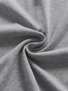 ROMWE 女士Y2K性感露背褶皱短款背心 - 灰色 - 查看 4