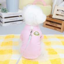 PETSIN 宠物春季新款狗狗服装 动物用品 宠物服装 狗狗背心 猫咪T恤 泰迪熊套装 小型动物服装 休闲酷炫背心 狗狗服装 猫咪服装 春夏两季新款背心 - 彩色 - 查看 18