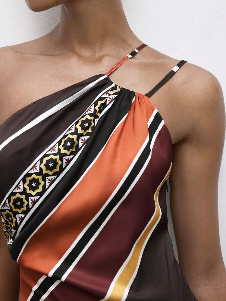 SHEIN Maija MAIJA Beach Summer Smocked Floral Print Open Back Maxi Dress,Summer Dresses For Women