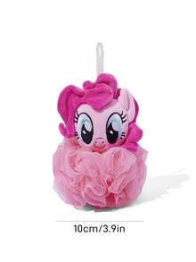 My Little Pony X SHEIN Bộ cọ tắm hình ngựa hoạt hình dễ thương, bông tắm và vợt mút siêu mềm có thiết kế ngộ nghĩnh, kích thước lớn và kèm dây treo, rất lý tưởng cho việc tắm rửa. - Hồng - Xem 3
