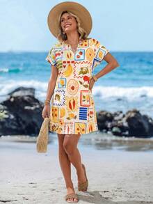 Sylviya 女士休闲印花无袖夏季连衣裙 女士夏季穿搭 度假装扮 女士夏季连衣裙 女士夏季服装 夏季连衣裙 女士连衣裙 夏季女士连衣裙 女士休闲碎花连衣裙 女士度假连衣裙 沙滩连衣裙 女士休闲连衣裙 - 彩色 - 查看 7