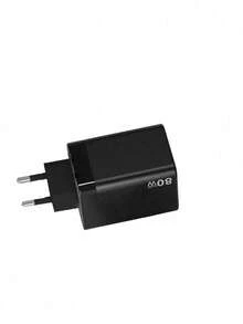 Teckwe HX6A PD80W Retractable Type-C Fast Charger With USB Port, Supports Fast Charging For 3 Devices, Foldable - EU C Type Plug(220-240V) - View 6